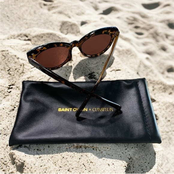 New Saint Owen x Curateur WYLDE Tortoise Shell Sunglasses - Picture 6 of 15